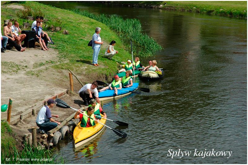 Spływ kajakowy rzeką Łyną